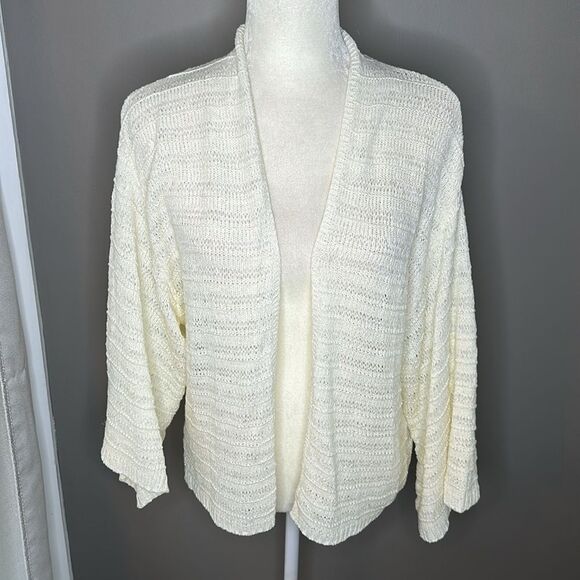 Do everything in love Anthropologie cream cardigan one size NWT - Picture 2 of 6